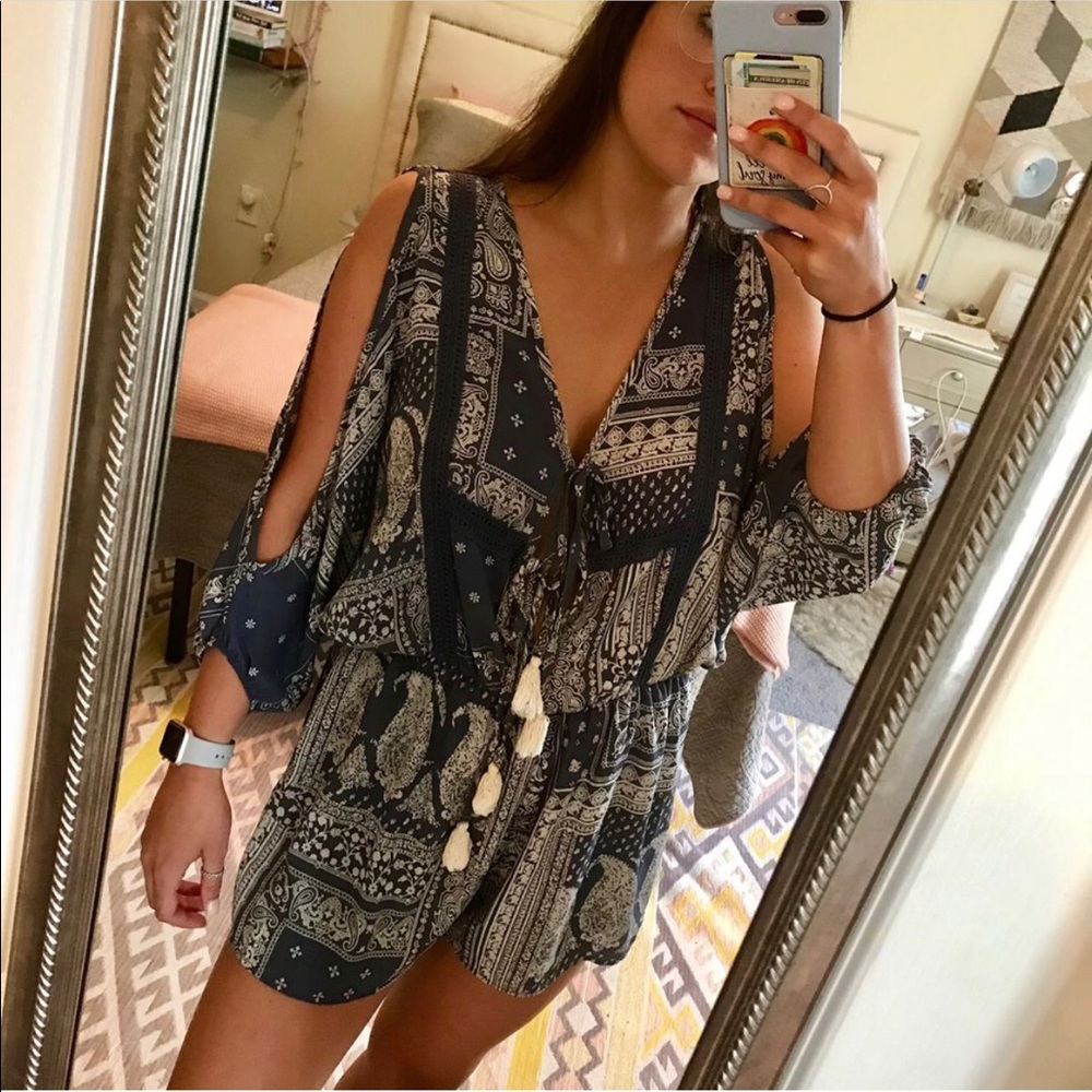 Boutique boho romper size medium